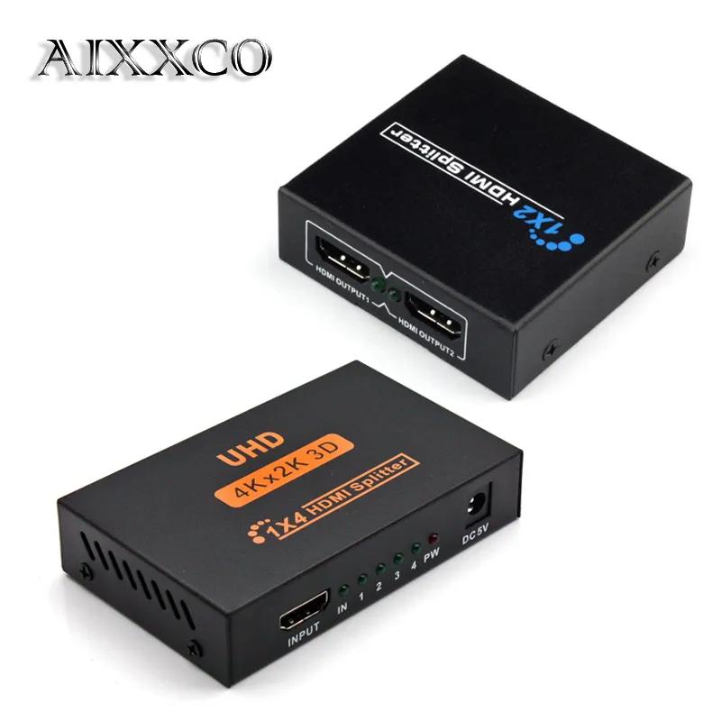 AIXXCO HDMI ȣȯ ø, HDTV DVD, 4k, Ǯ HD, 1080p , HDMI ȣȯ ġ ó, 1X2, 1X4, ø 1  2 ƿ